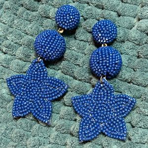 “Americana” Seed Bead Dangle Earrings